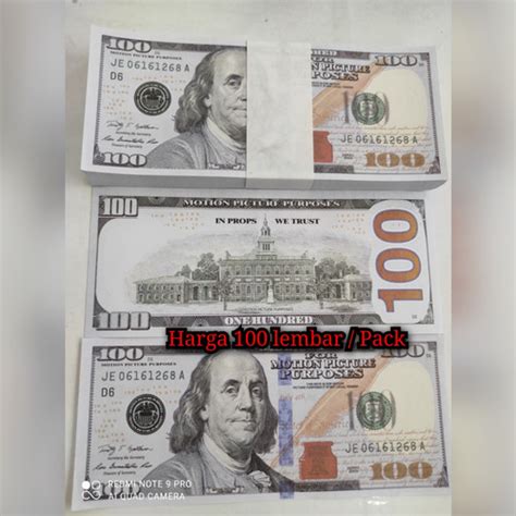 Jual Uang Mainan Dolar / Dollar Amerika isi 100 / Money Play - $ 100 Dollar - Jakarta Utara - Ls ...