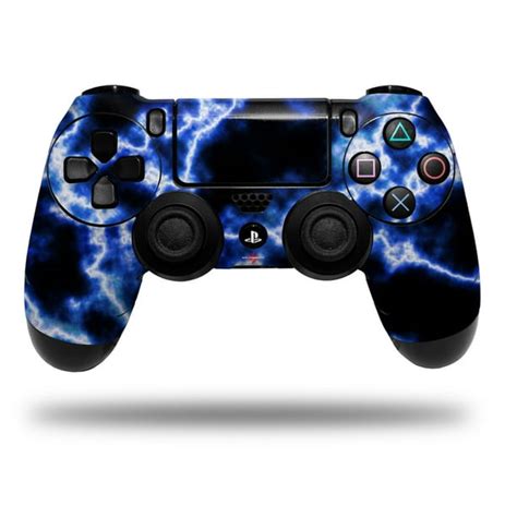 Vinyl Skin Wrap for Sony PS4 Dualshock Controller Electrify Blue (CONTROLLER NOT INCLUDED ...