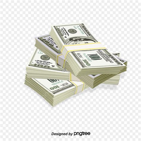 Stack Of 100 Dollar Bills Clipart