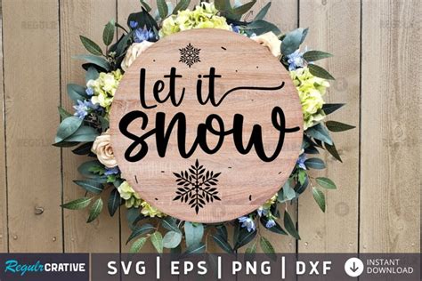 Let it snow SVG,Christmas SVG Design