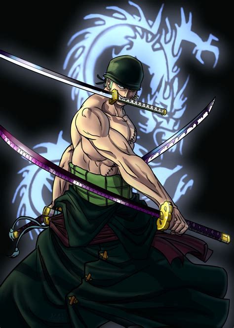 Roronoa Zoro by ACPuig on DeviantArt | Manga anime one piece, One piece tattoos, One piece figure