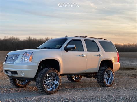 Wheel Offset 2011 GMC Yukon Super Aggressive 3"-5" Suspension Lift 8.5" | Custom Offsets