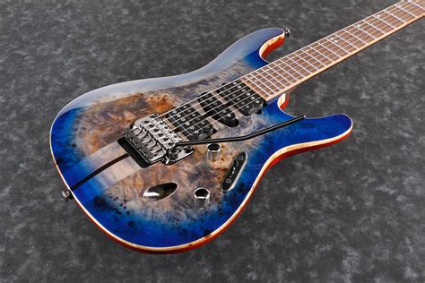 Ibanez S Premium S1070PBZ CLB Cerulean Blue Burst Electric Guitar w/Ca