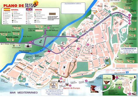 Nerja Tourist Map - Nerja Spain • mappery