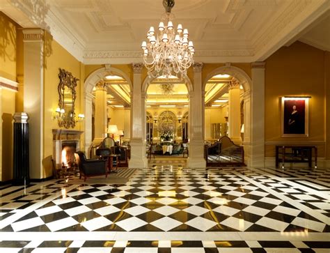 Claridge's Front Hall | London luxury hotels, Art deco hotel, Art deco buildings