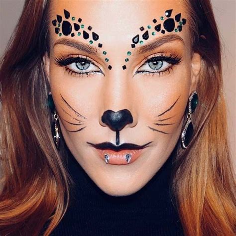 41 Easy Cat Makeup Ideas for Halloween | StayGlam | Cat halloween makeup, Simple cat makeup ...