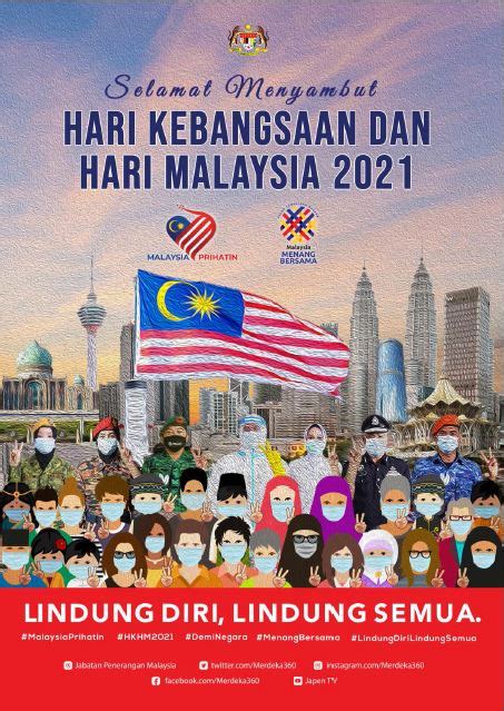 Poster Hari Kebangsaan dan Hari Malaysia 2021 – DBook