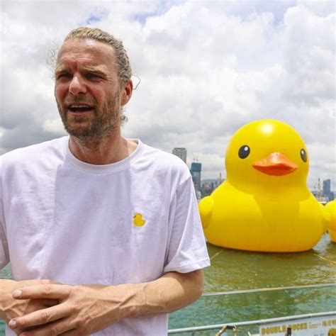 Giant Rubber Duck artist on why size matters – ‘instead of us looking at it, it is now looking ...