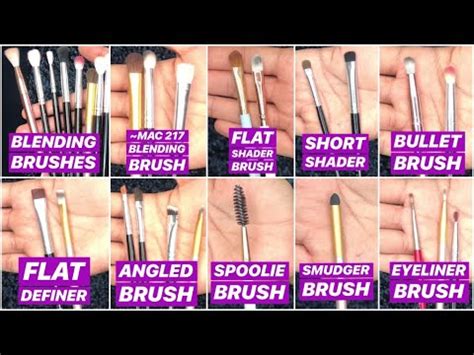 Diffe Types Of Eye Makeup Brushes - Mugeek Vidalondon