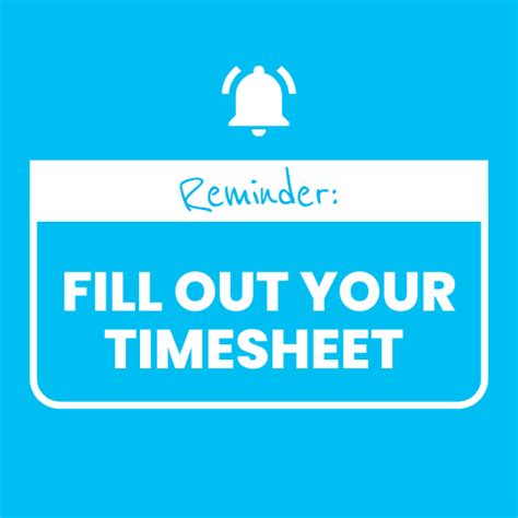 Free Timesheet Reminder Communication Templates