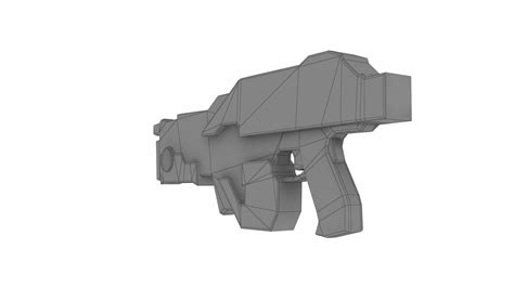 3D Futuristic Gun Model - TurboSquid 1497933