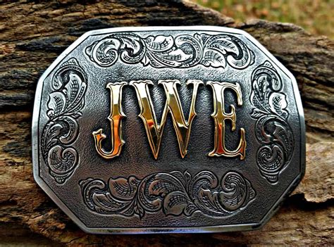 Custom Silver Western Belt Buckles | semashow.com