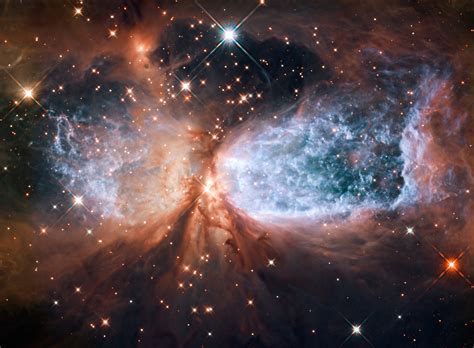 File:Star-forming region S106 (captured by the Hubble Space Telescope ...