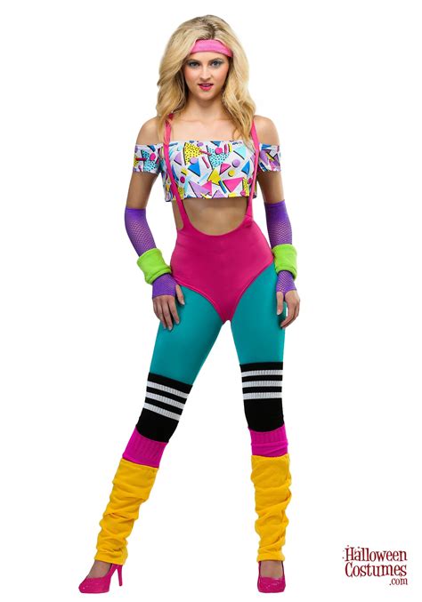 Women's Work It Out 80's Costume - Exclusive | Halloween Ideas in 2019 ...