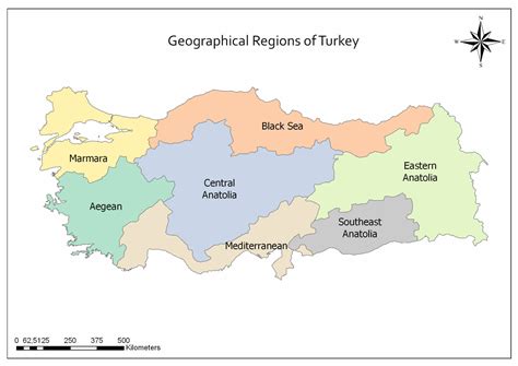 Geographical Regions of Turkey | Mappr