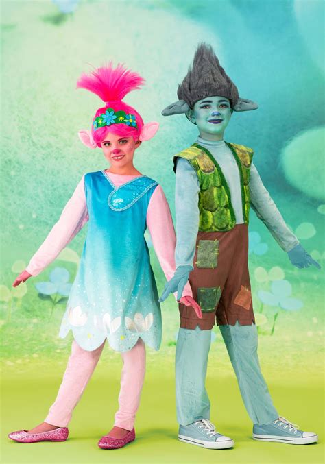 Boy's Trolls World Tour Deluxe Branch Costume