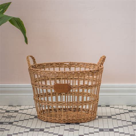 Rattan Open Weave Scarlett Basket | Magnolia