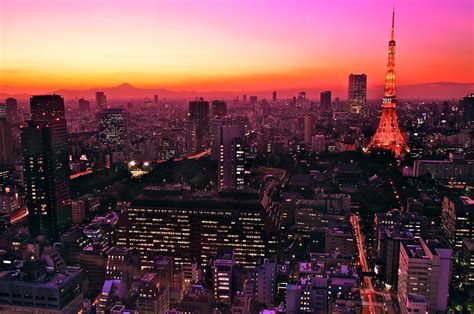 Tokyo Tower and Mount fuji, Sunset 2012 [Explored] | Flickr