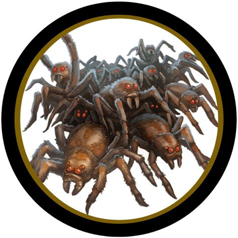 Spider Swarm Token | Dnd art, Spider art, Spider queen