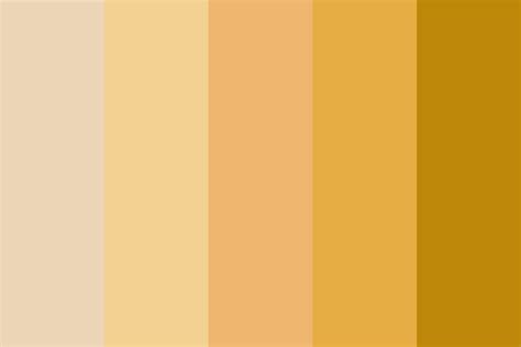 warm goldenrod Color Palette