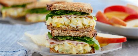 Recipes - Ham and Egg Salad Sandwich - Applegate