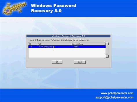 Windows Password Recovery is easy to reset the password for all Windows ...