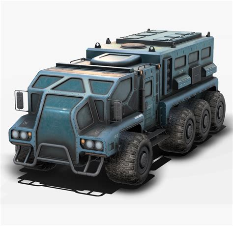 Sci fi truck 3D model - TurboSquid 1337382