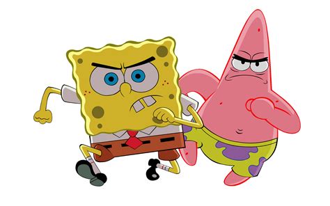 Cartoon Characters: SpongeBob revised PNG's