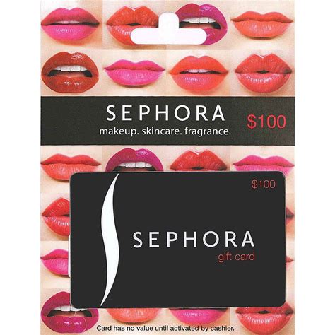 Sephora Gift Card $100 | Sephora gift card, Beauty gift card, Gift card