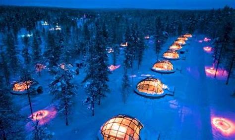 “Stay in a Glass Igloo in Finland”