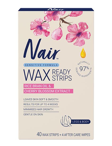 Nair Sensitive Large Wax Strips 40 Value Pack | Nair™ Australia