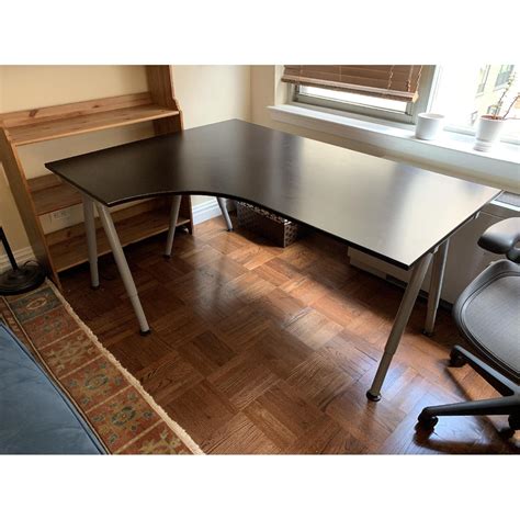 Ikea Galant Adjustable Height Corner Desk - AptDeco