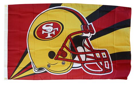 Buy San Francisco 49ers - 3' x 5' NFL Polyester Flag | Flagline