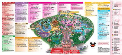 Disneyland Map Printable