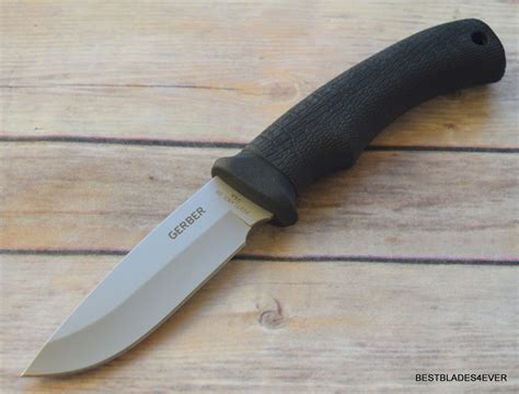 GERBER GATOR FIXED BLADE HUNTING KNIFE MADE IN USA FULL TANG WITH SHEATH – BestBlades4Ever