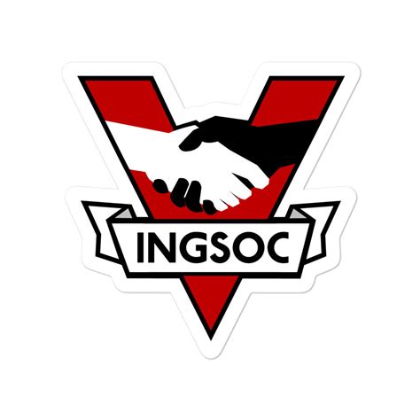 INGSOC 1984 Party Insignia Sticker - Liberty Maniacs