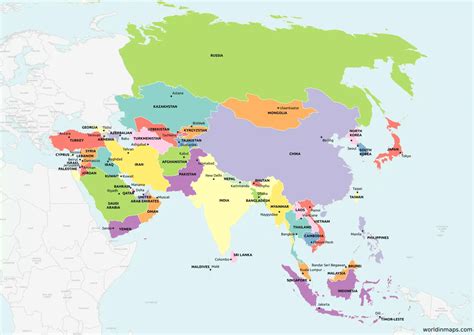 Asia - World in maps