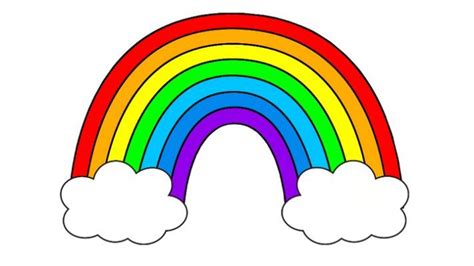 Rainbow Colors Pictures For Kids | Rainbow pictures, Rainbow clipart ...