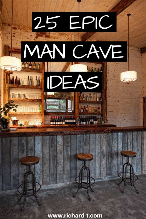 Epic Man Cave Ideas, Man Cave Ideas Room, Man Cave Bar Diy, Man Cave Shed, Rustic Man Cave, Man ...