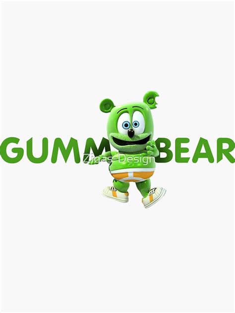 " gummy bear song" Sticker for Sale by Zigas-Design | Redbubble