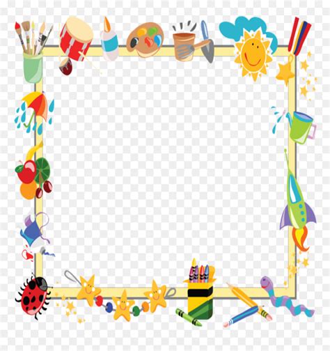 Transparent Children Border Clipart - Art Border, HD Png Download - vhv