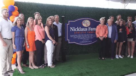 Jack Nicklaus' family honored by The Benjamin School with Nicklaus Family Athletic Complex