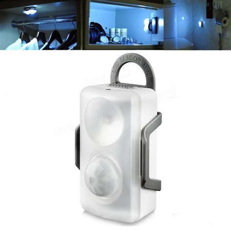 Portable Multifunctional Battery Operated LED Motion Sensor Night Light for Indoor Bedroom ...