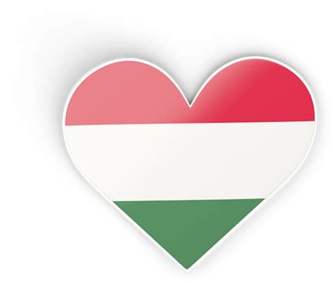 Download Hungarian Heart Flag Graphic | Wallpapers.com