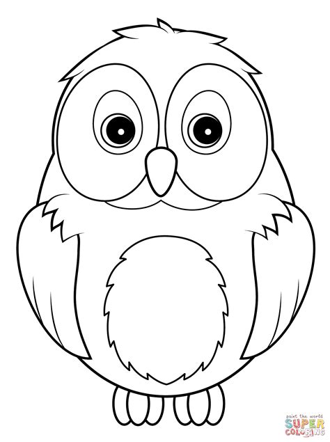 Baby Owl Drawing at GetDrawings | Free download