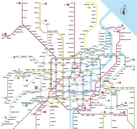 Shanghai Metro Map 2024 - Min Laurel