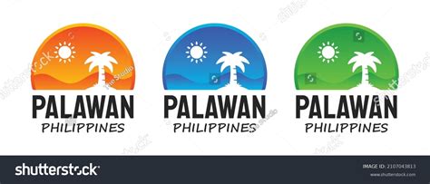 Palawan Island Philippines Sign Symbol Graphic Stock Vector (Royalty ...