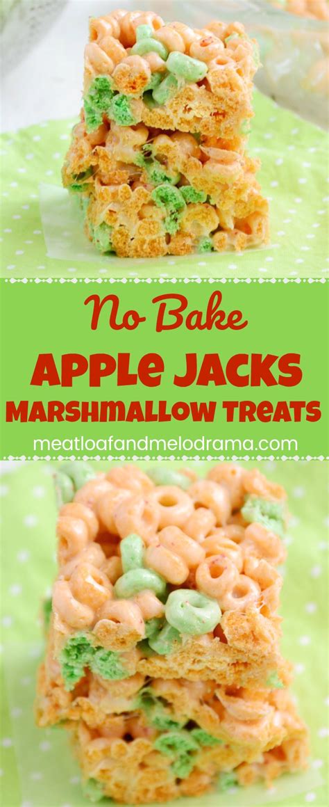 Apple Jacks Marshmallow Treats - Meatloaf and Melodrama