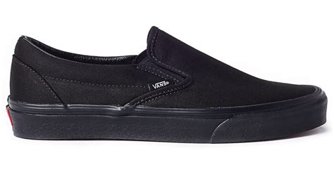 Vans Slip-on Plimsolls All Black in Black for Men | Lyst