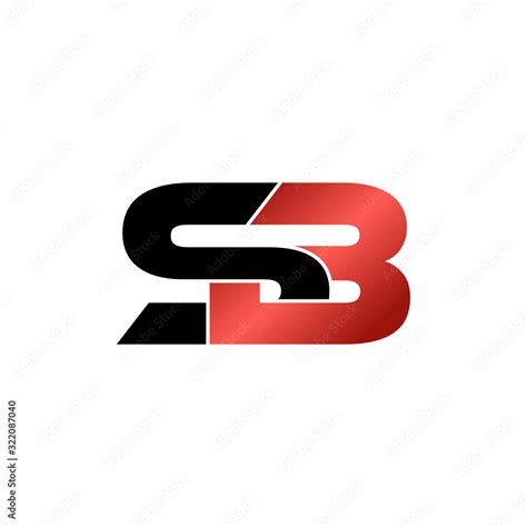 Letter SB logo design vector Stock Vector | Adobe Stock